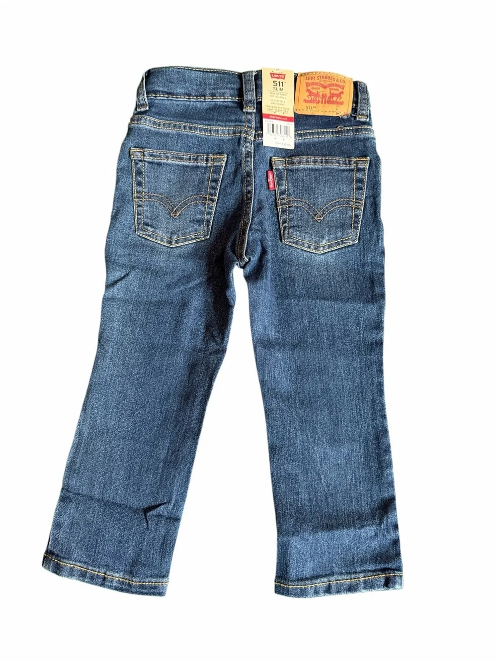 Levi’s 511 Slim Boys Jeans 2T Performance NWT Dark Blue